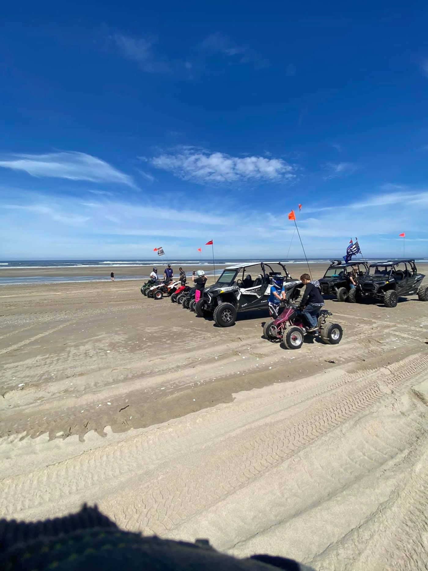West Coast ATV Parts out on the dunes