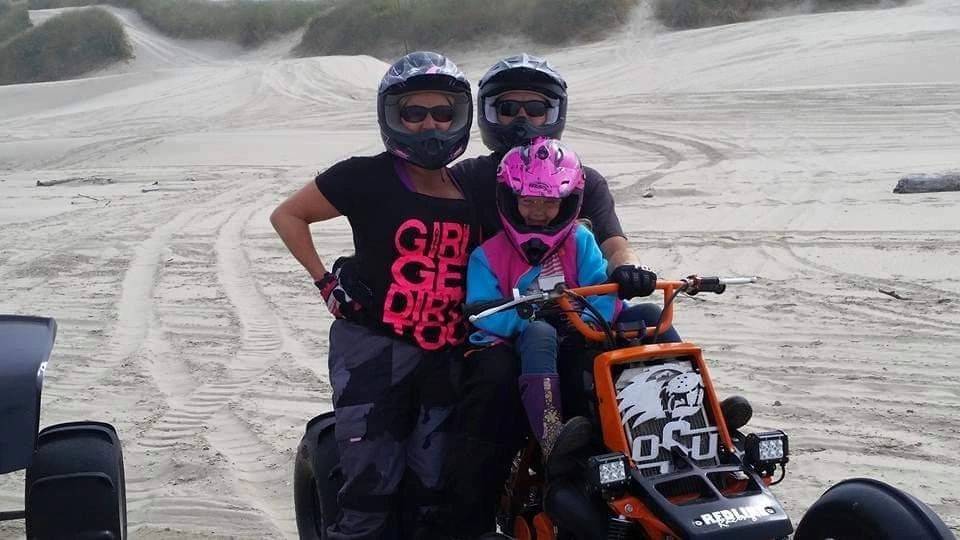West Coast ATV Parts out on the dunes